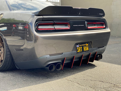 2015 - 2023 Dodge Challenger: V2 Slant-In Diffuser