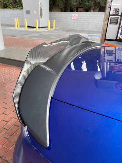 2015 - 2023 REG BODY "SRT" Wing and Scatpack Widebody: Duckbill Carbon Fiber Wickerbill