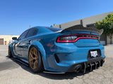 2020-23 Widebody Charger: V2 Mid-Slant Round Diffuser