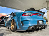 2020 - 2023 Dodge Charger Hellcat Widebody: +1 Tall Carbon Fiber Wickerbill