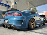 2020 - 2023 Dodge Charger Hellcat Widebody: +1 Tall Carbon Fiber Wickerbill
