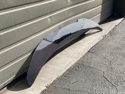 2015 - 2023 REG BODY "SRT" Wing and Scatpack Widebody: Carbon Fiber Nascar Design Wickerbill