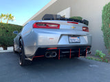 2016+ Camaro RS-SS Quad Tip Valence: Ends Down Diffuser