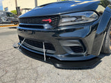 2020 - 2023 Dodge Charger Widebody: V3 Daytona Front Splitter (Assembly Required)