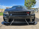 2020 - 2023 Dodge Charger Widebody: V3 Daytona Front Splitter (Assembly Required)