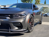 2020 - 2023 Dodge Charger Widebody: V2 Carbon Fiber Winglet Side Skirts