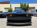 2015 - 2023 Dodge Challenger: Carbon Fiber 4 Piece Canards