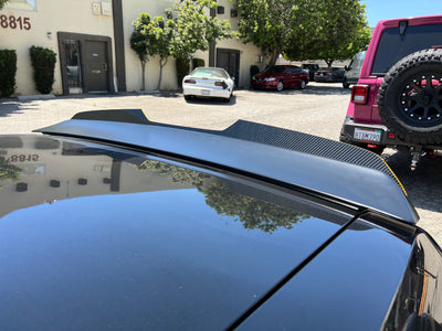 2008 - 2023 Dodge Challenger: Carbon Fiber Sharp Design Wickerbill