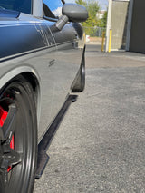 2008 - 2023 Dodge Challenger: Carbon Fiber 200 Style Side Skirts