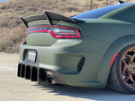 2020 - 2023 Dodge Charger Widebody: V2 Round Design Diffuser