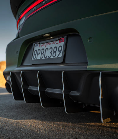 2020 - 2023 Dodge Charger Widebody: V2 Dual Slant-In Diffuser