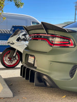 NEW 2020 - 2023 Dodge Charger Hellcat Widebody: V2 +1 Tall Sharp Design Wickerbill