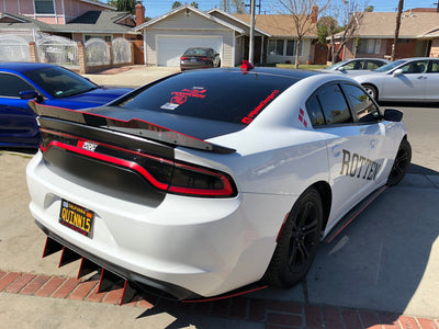 2015 - 2019 Dodge Charger SXT RT Rear Diffusers