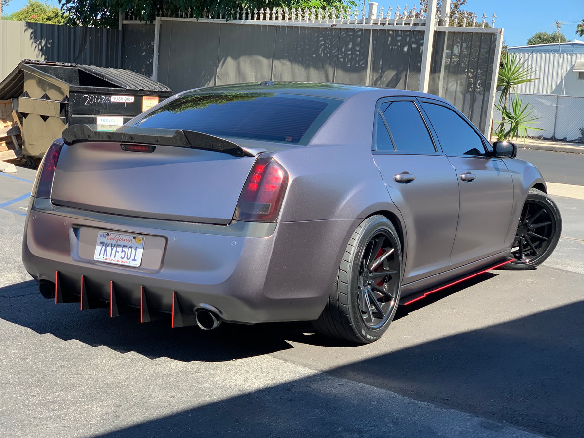 2010 - 2014 Chrysler 300: V2 Straight Design Diffuser – KNG Motorsports