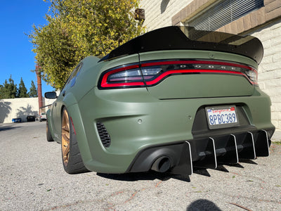 2020 - 2023 Dodge Charger Hellcat Widebody: Nascar Design Wickerbill