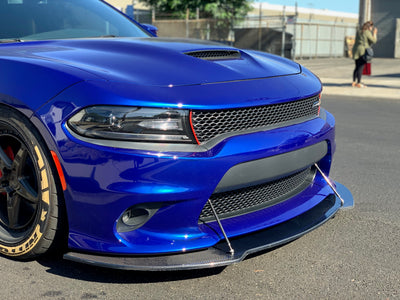 2015 - 2023 Dodge Charger GT, Scatpack, Hellcat: Carbon Fiber Front Splitter