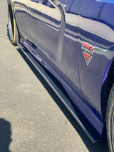 2011 - 2023 Dodge Charger: V2 Carbon Fiber Side Skirts