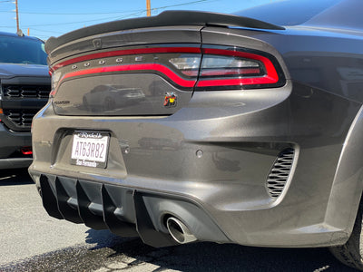 2020 - 2023 Dodge Charger Widebody: V2 Honey Comb Design Diffuser