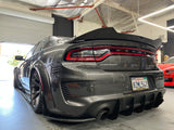 2020 - 2023 Dodge Charger Widebody: V2 Carbon Fiber Honey Comb Diffuser