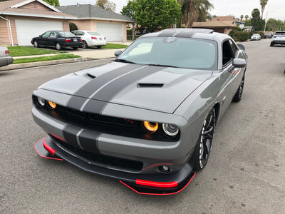 2011 - 2023 Dodge Challenger Scatpack 392: 2 Piece Splitter
