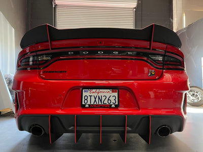 2015 - 2023 Dodge Charger SRT: V2 +1 Sharp Design Wickerbill