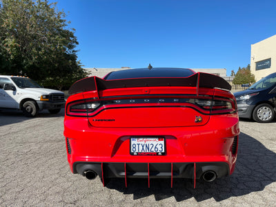 2015 - 2023 Dodge Charger SRT: V2 +1 Sharp Design Wickerbill