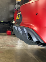2015 - 2023 Dodge Charger GT, Scatpack, Hellcat: V2 Carbon Fiber Honey Comb Diffuser