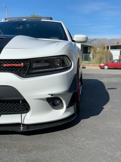 2015 - 2023 Dodge Charger GT, Scatpack, Hellcat: 4 Piece Canards