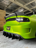 2015 - 2023 Dodge Charger GT, Scatpack, Hellcat: V2 Slant Out Design Diffuser